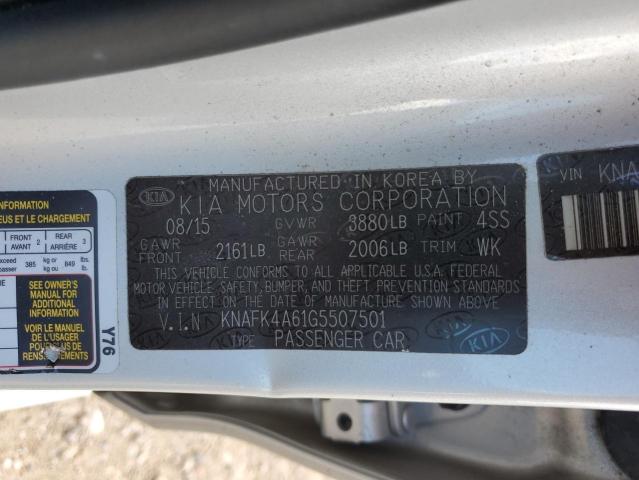 2016 KIA FORTE LX - KNAFK4A61G5507501
