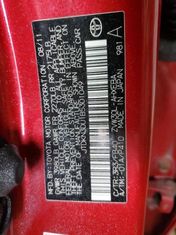 2011 TOYOTA PRIUS - JTDKN3DU1B5301049