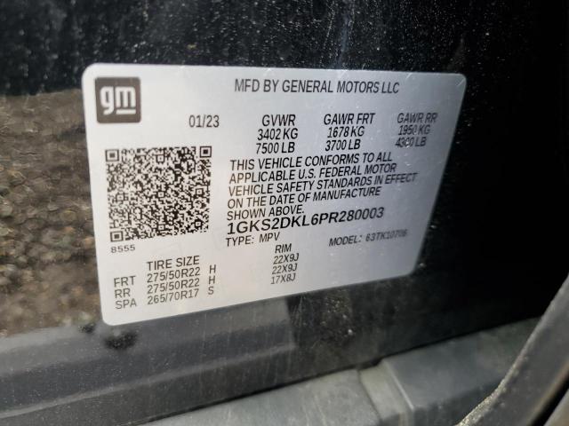 2023 GMC YUKON DENA 1GKS2DKL6PR280003