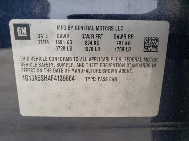 2015 CHEVROLET SONIC LS - 1G1JA5SH4F4139804