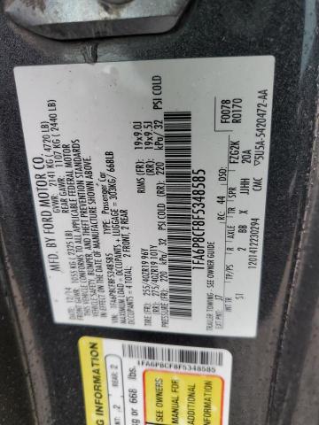 2015 FORD MUSTANG GT 1FA6P8CF8F5348585