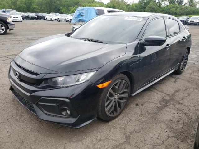 Vin: shhfk7h47mu411180, lot: 56399705, honda civic sport 2021 img_1
