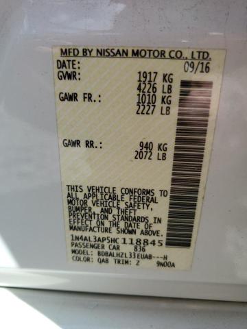 2017 NISSAN ALTIMA 2.5 - 1N4AL3AP5HC118845