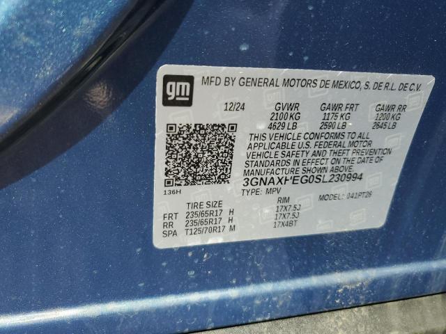 2025 CHEVROLET EQUINOX LT - 3GNAXHEG0SL230994