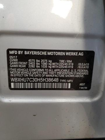 2017 BMW X1 SDRIVE2 - WBXHU7C30H5H38648