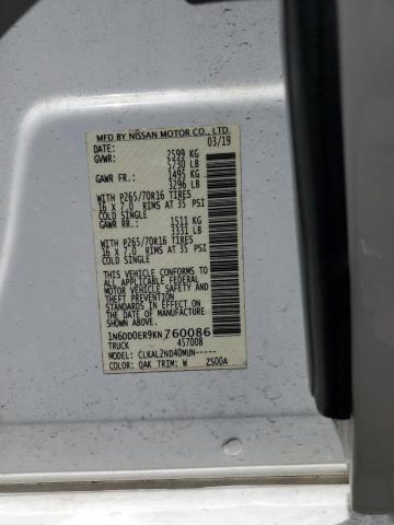 2019 NISSAN FRONTIER S - 1N6DD0ER9KN760086