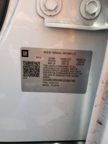 2019 CHEVROLET VOLT LT - 1G1RC6S50KU106785