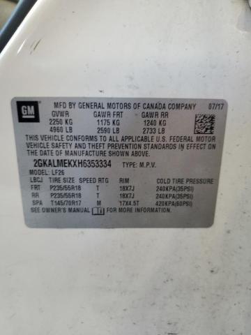 2017 GMC TERRAIN SL - 2GKALMEKXH6353334