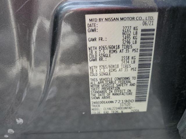 2021 NISSAN FRONTIER S - 1N6ED0EAXMN721900