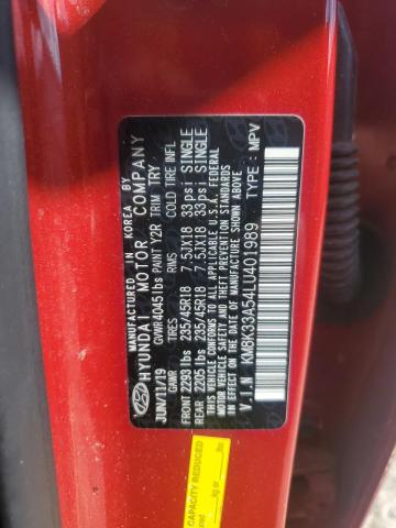 2020 HYUNDAI KONA LIMIT - KM8K33A54LU401989