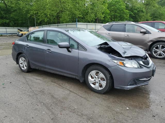 Vin: 19xfb2f57ee052405, lot: 57266845, honda civic lx 20144