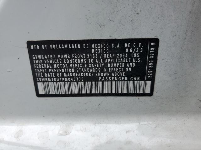 2023 VOLKSWAGEN JETTA SPOR - 3VWBM7BU1PM045779