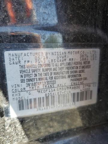 2018 NISSAN SENTRA S - 3N1AB7AP7JY307033
