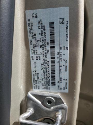 2018 FORD ESCAPE SE - 1FMCU9GD5JUC08024
