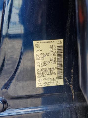 2017 NISSAN TITAN XD S - 1N6BA1F38HN543315