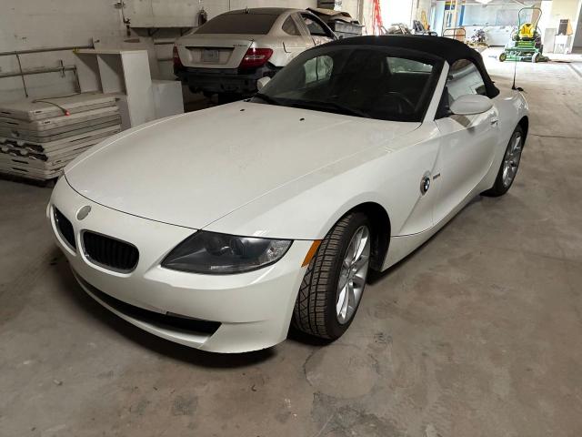 BMW Z4 3.0 2008 white roadster gas 4USBU33588LW73838 photo #3