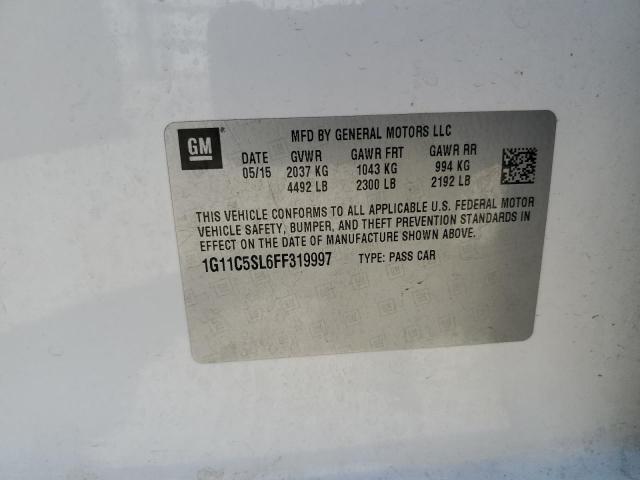 2015 CHEVROLET MALIBU 1LT - 1G11C5SL6FF319997