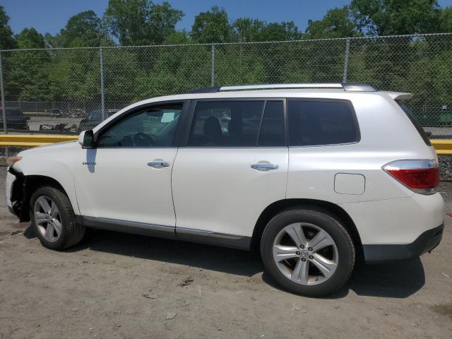Vin: 5tddk3eh8ds188412, lot: 57421335, toyota highlander limited 20132