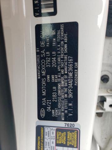 2021 KIA FORTE GT L - 3KPF34AD1ME366167