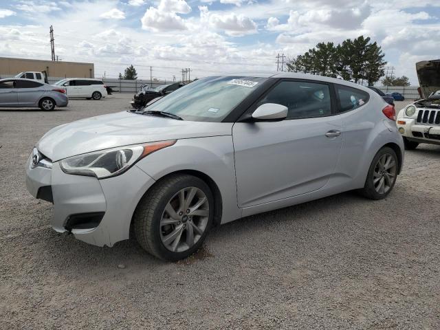 HYUNDAI VELOSTER 2016 silver  gas KMHTC6AD6GU298223 photo #1