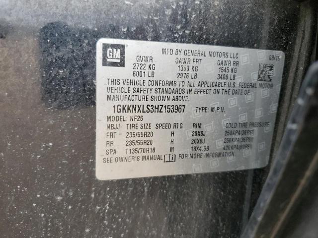 2017 GMC ACADIA DEN - 1GKKNXLS3HZ153967