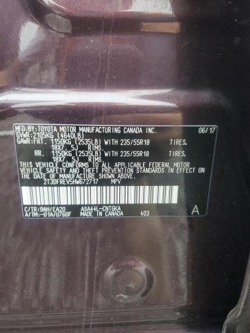 2017 TOYOTA RAV4 LIMIT - 2T3DFREV5HW672717