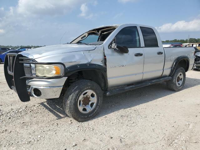 DODGE RAM 2500 S 2004 silver crew pic diesel 3D7KU28C94G110365 photo #1