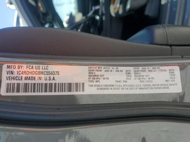 2021 DODGE DURANGO GT - 1C4RDHDG8MC554375