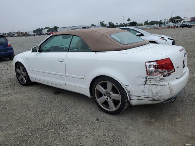 AUDI A4 2.0T CA 2009 white  gas WAUAF48H89K006647 photo #3