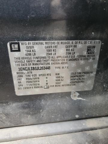 2018 CHEVROLET TRAX 1LT - 3GNCJLSB0JL263448