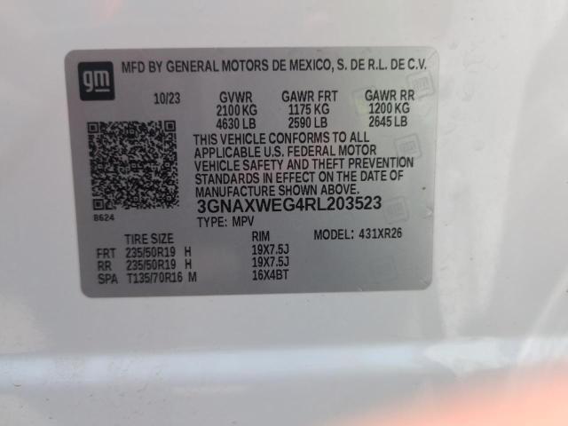 2024 CHEVROLET EQUINOX RS 3GNAXWEG4RL203523