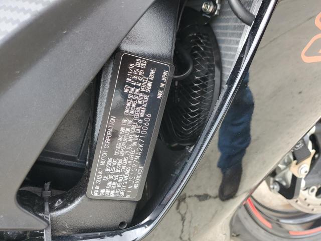 2019 SUZUKI GSX-R750 JS1GR7MA2K7100606