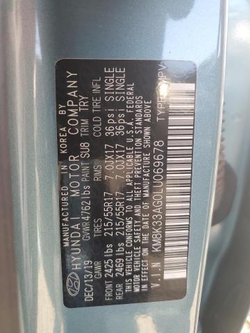 2020 HYUNDAI KONA LIMIT - KM8K33AG0LU069678