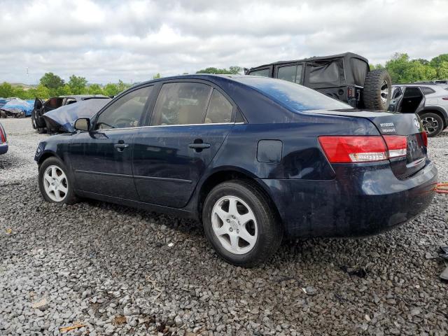 HYUNDAI SONATA GLS 2006 blue  gas 5NPEU46C56H136915 photo #3