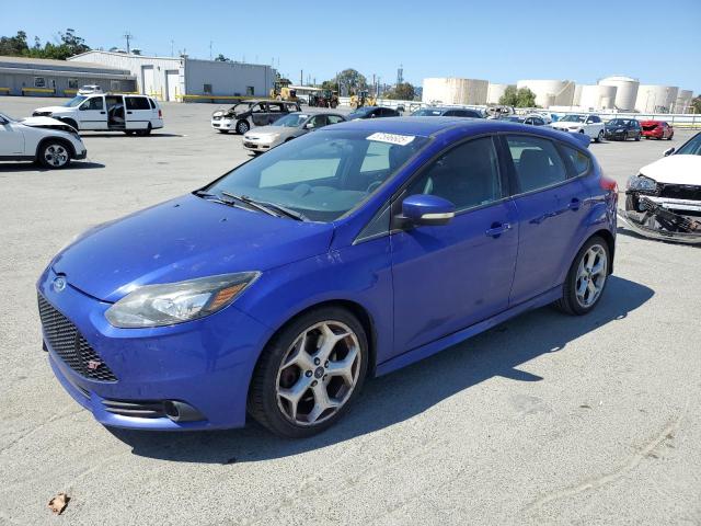 FORD FOCUS ST 2013 blue  gas 1FADP3L94DL312972 photo #1
