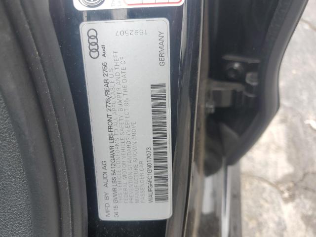 2016 AUDI A6 PREMIUM WAUFGAFC1GN017073