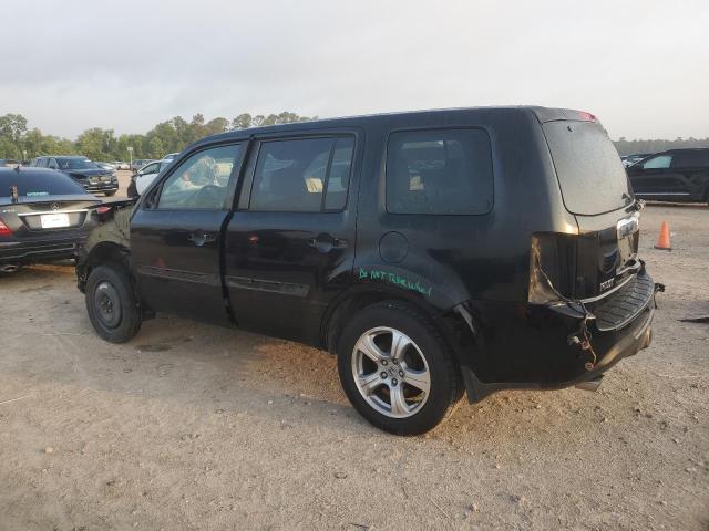 HONDA PILOT EXL 2012 black  gas 5FNYF3H57CB011005 photo #3