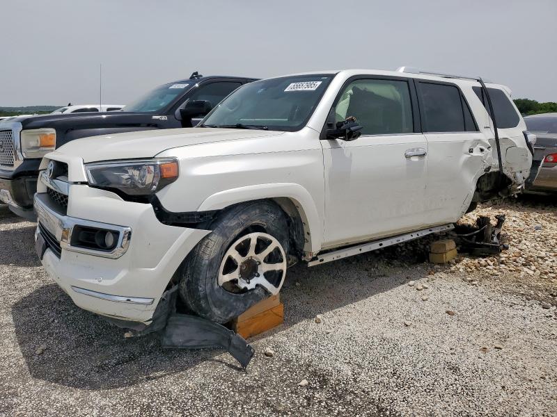 TOYOTA 4RUNNER SR 2014 white  gas JTEZU5JR8E5067652 photo #1
