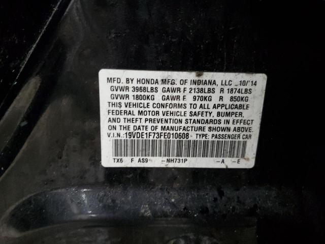 2015 ACURA ILX 20 TEC 19VDE1F73FE010608