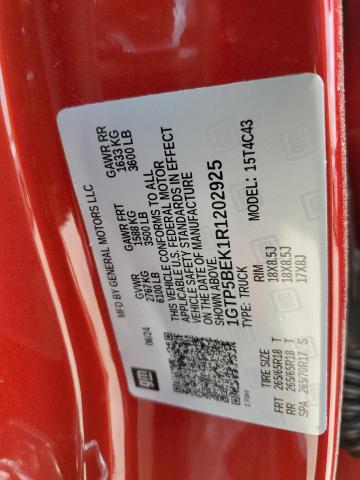 2024 GMC CANYON ELE 1GTP5BEK1R1202925