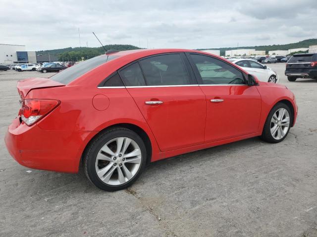 CHEVROLET CRUZE LTZ 2015 red sedan 4d gas 1G1PG5SB8F7165275 photo #4
