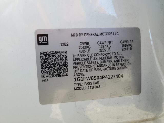 2023 CHEVROLET BOLT EV 1L 1G1FW6S04P4127404