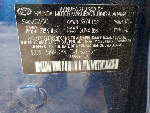 2020 HYUNDAI ELANTRA SE - 5NPD84LFXLH623571