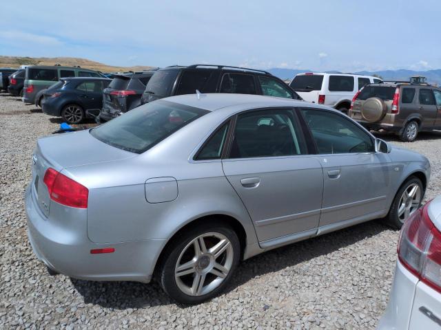 AUDI A4 2.0T QU 2008 silver sedan 4d gas WAUDF78E38A053030 photo #4