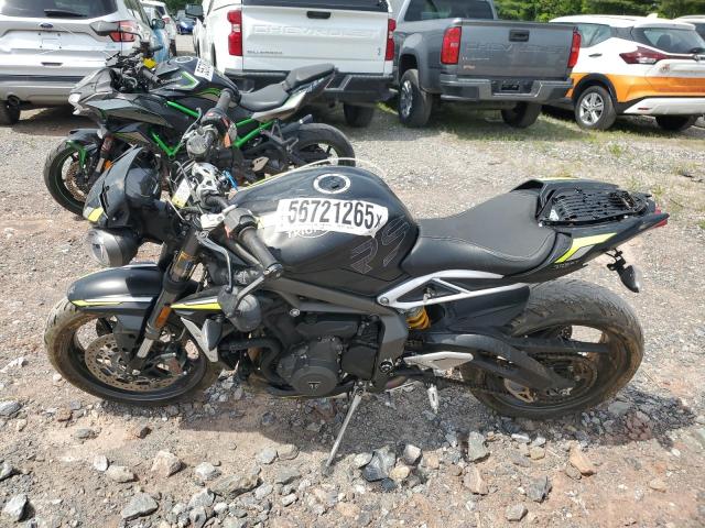 TRIUMPH MOTORCYCLE STREET TRI 2022 black  gas SMTA554S2NTAZ6481 photo #4