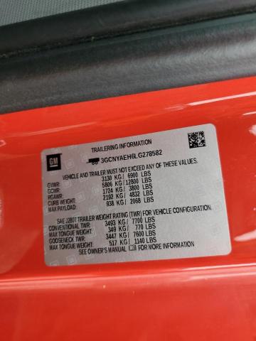 2020 CHEVROLET SILVERADO - 3GCNYAEH6LG278582