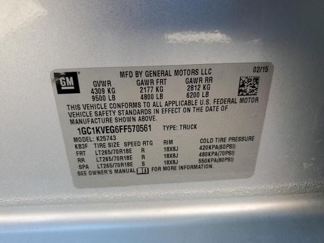 2015 CHEVROLET SILVERADO - 1GC1KVEG6FF570561