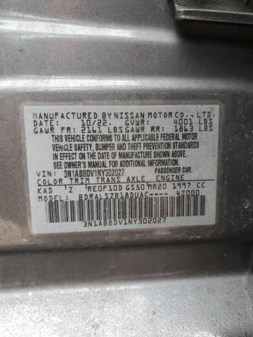 2022 NISSAN SENTRA SR 3N1AB8DV1NY302027