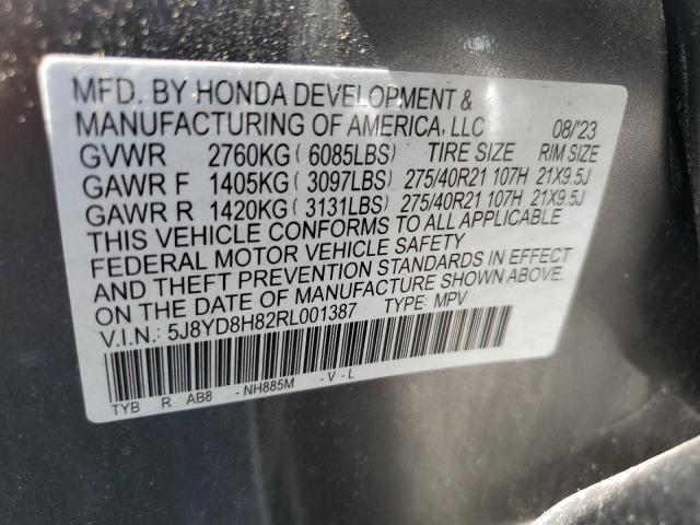 2024 ACURA MDX TYPE S 5J8YD8H82RL001387