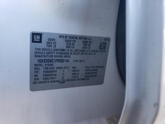2015 GMC YUKON XL K 1GKS2GKC1FR282144